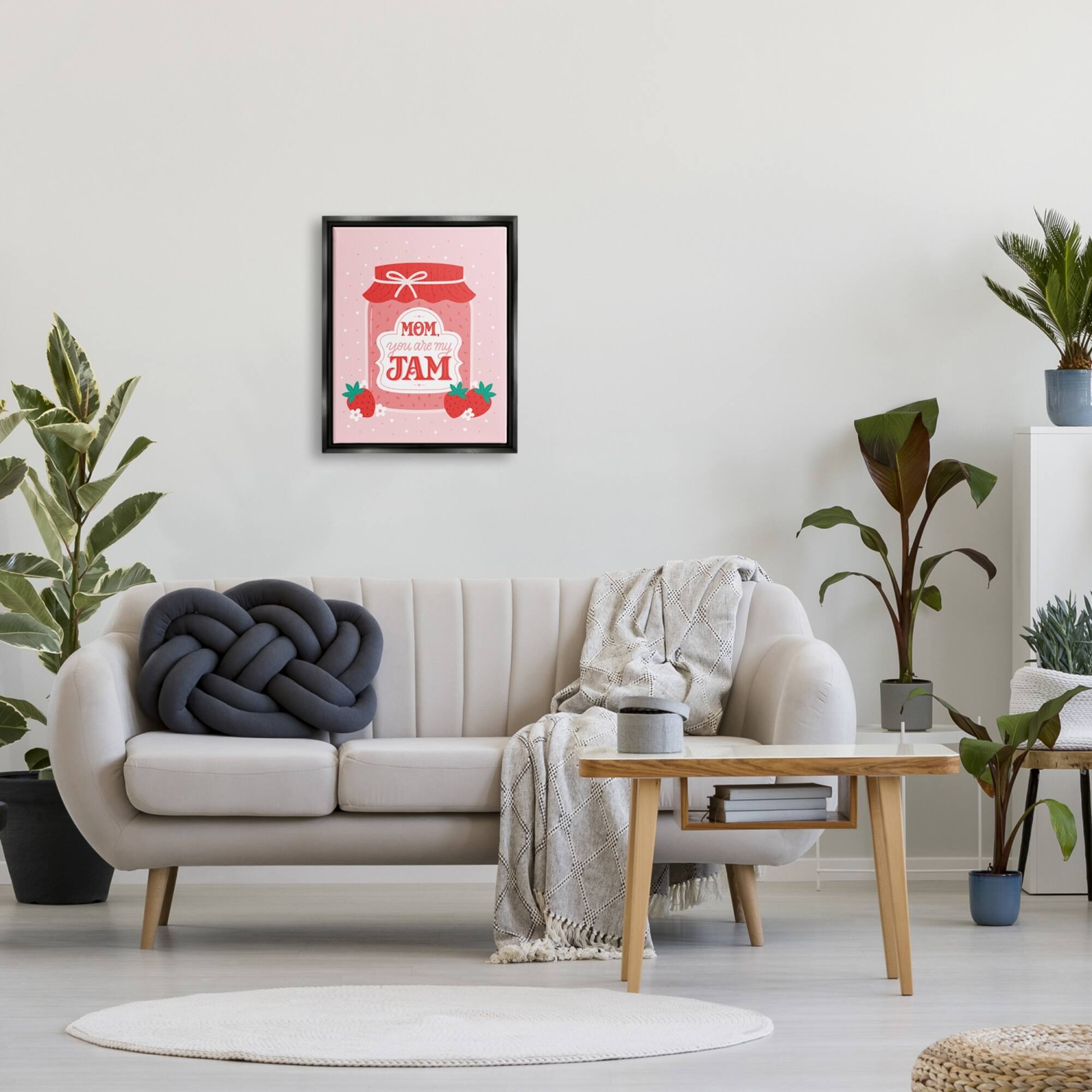 Stupell Industries Mom You Are My Jam Phrase Floater Framed Art